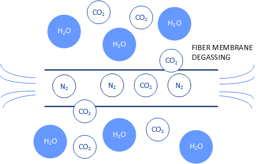 Verfahren Membranentgasung en